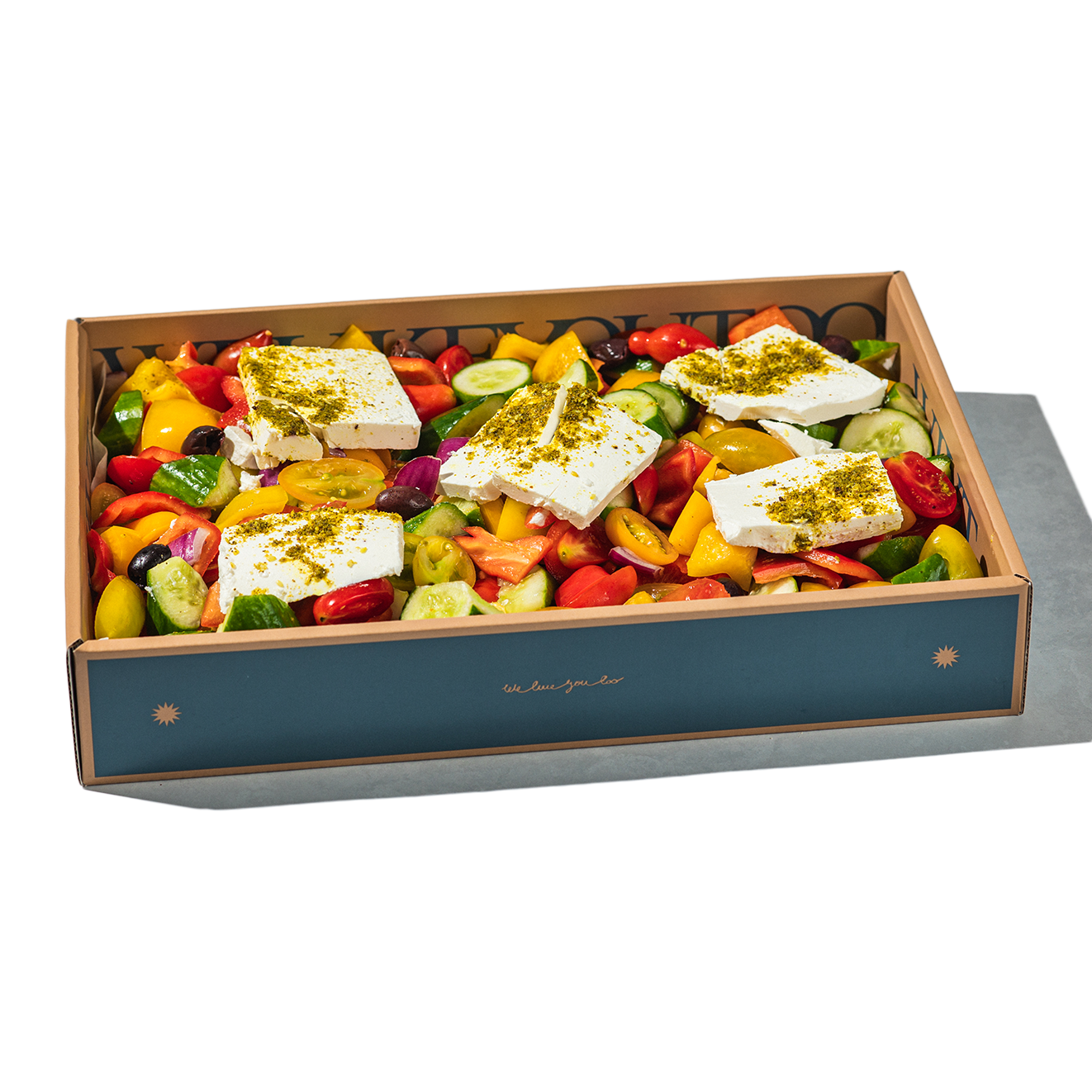 מגש סלט יווני